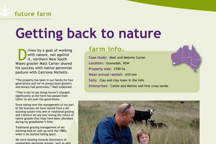 Screenshot of Future Farm article